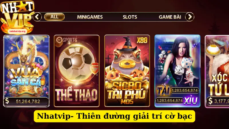 Nhatvip - Thiên đường giải trí cờ bạc hàng đầu